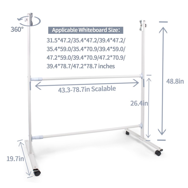 Whiteboard Easel Stand Only,Whiteboard Mounting Brackets,Adjustable Whiteboard Stand Only,Restaurant Stand