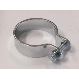 Steadfast Cycles 1-7/8" Exhaust Clamp Universal 48mm Motorcycle Muffler Clamp Chrome finish