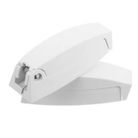 Kisangel 2pcs White Rv Trailer Door Latch Weatherproof Baggage Catch for Enhanced Security Sleek Hidden Design for Campers Boats Space Saving for Cargo Compartment