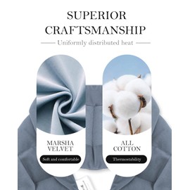 COMOIL Microwave Heating Pad for Neck and Shoulders Back with Handles,33 * 5.9" Long Heated Neck Wrap,Reusable Warmer,Moist Hot Packs,Microwavable Weighted Bag for Cold and Warm Compress