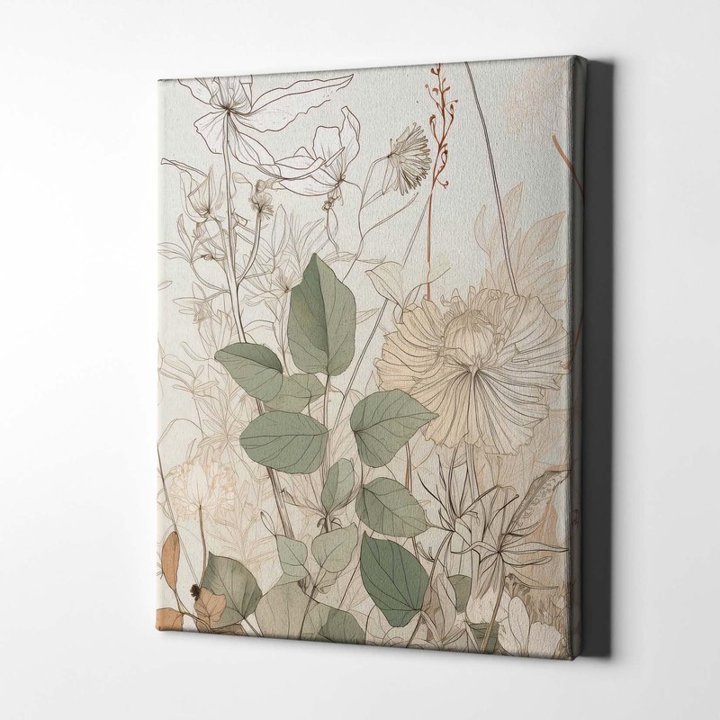 Spiffing Prints Whispering Botanicals No.6 – Delicate Botanical Print in