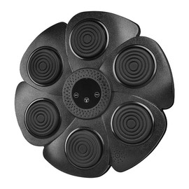 Bluetooth Music Boxing Machine Gloves,2024 Newest Version Smart Bluetooth Boxing Trainer with ,Rechargeable Boxing Target Workout Equipment - Color: Black