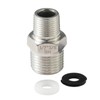 OFFO Shower Hose Connector, G1/2'' Male to G3/8'' Male Threaded