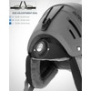 OutdoorMaster Kelvin II Ski Helmet and Wireless Bluetooth Set -