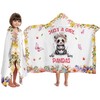 Caiibaoob Panda Hooded Bath Towels for Girls,Soft Cotton Swimming Shower