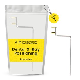 ADS - Dental X-Ray Positioning Indicator with Alignment Arm, XCP Style, Rinn FPS 3000 Autoclavable, by Aim Dental Supply- Posterior Yellow (1, Yellow, Aligning Arm)