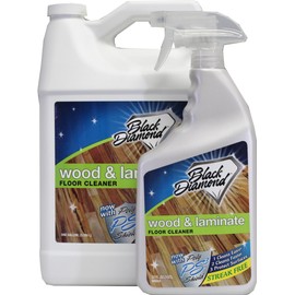 Black Diamond Stoneworks Wood, Laminate, Hardwood & Luxury Vinyl Floor Cleaner Spray – Multi-Purpose Mopping Solution for a Streak-Free Clean s (160 FL Oz)