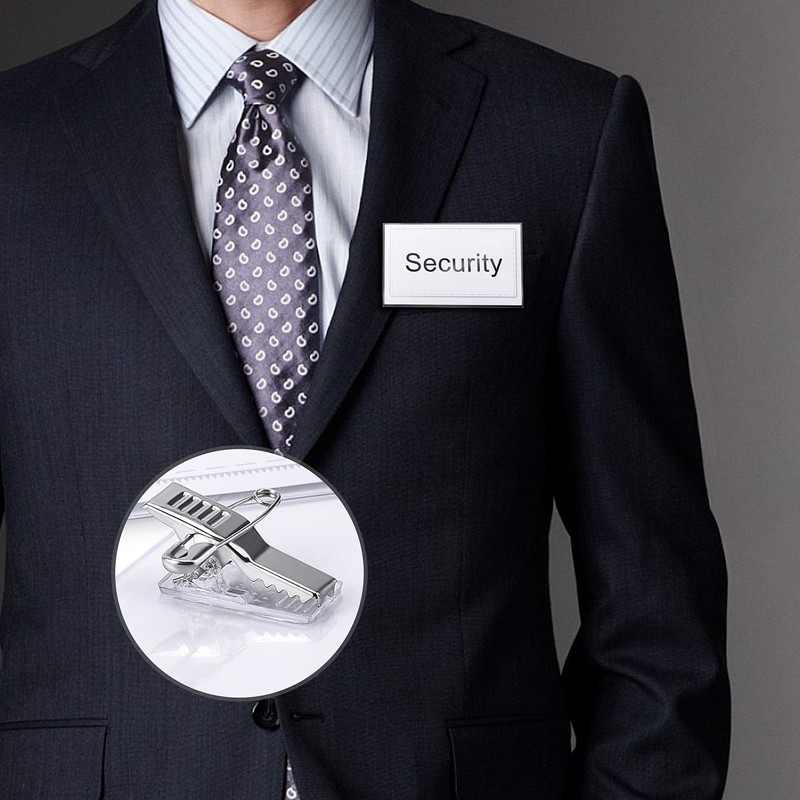 10 x Name Badges Professional Name Badge Holder Company ID