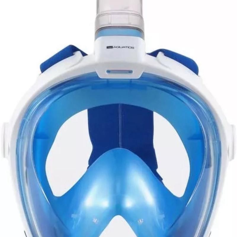 Aquatics HydroAir Full Face Snorkeling Mask S/M Durable Shatter-Resistant for