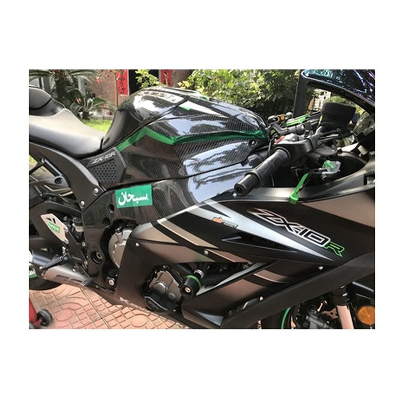 Black Gas Fuel Tank Pad Traction Side Fuel Knee Grip