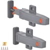 Self-Closing Push to Open Cabinet Hardware CBRIVE 2 Pack Push