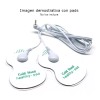 Smart Choices Cable Electrodos 2 Salidas Y Plug De 2.5mm