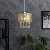 MiniSun | Modern Intricate Pattern Gold Ceiling Light Shade with