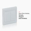ABB Inora 2 Gang Light Switch • 2 Way Premium