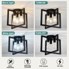 ZGLAOJT Motion Sensor Ceiling Light Fixture 3-Lights Semi Flush Mount