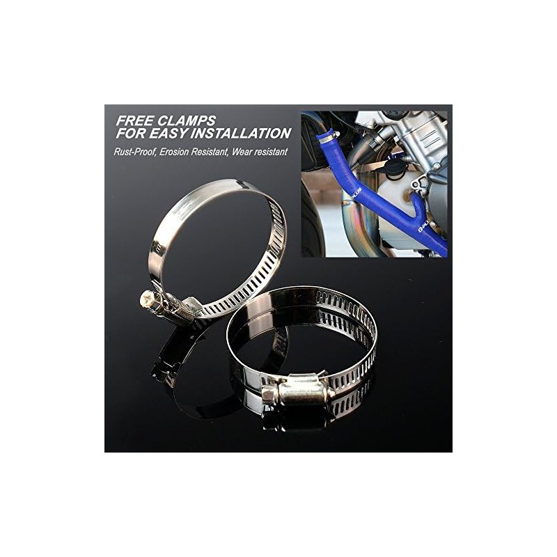 G-PLUS Silicone Radiator Hose Kit Clamps Compatible with Toyota Tundra