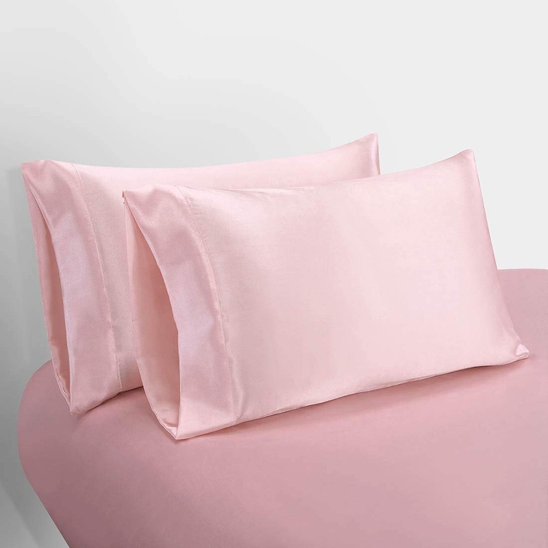 Homiest 3pcs Satin Sheets Set Luxury Silky Satin Bedding Set