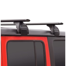 Wonderdriver Roof Rack Cross Bars 220lbs Compatible with Jeep Wrangler JK JL Gladiator JT 2007-2026 with Anti-Theft Metal Lock, 2 & 4 Door Heavy Duty Aluminum Crossbars Rooftop Cargo Kayak Bike