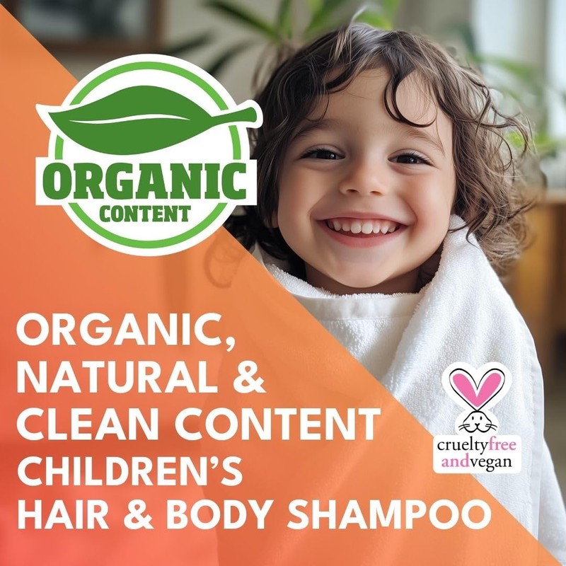 Minoris Kids Organic Hair & Body Shampoo 200 ml Colour