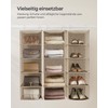 SONGMICS Hanging Organizer Closet Organizer Hanging Shelf Hanging Storage Foldable