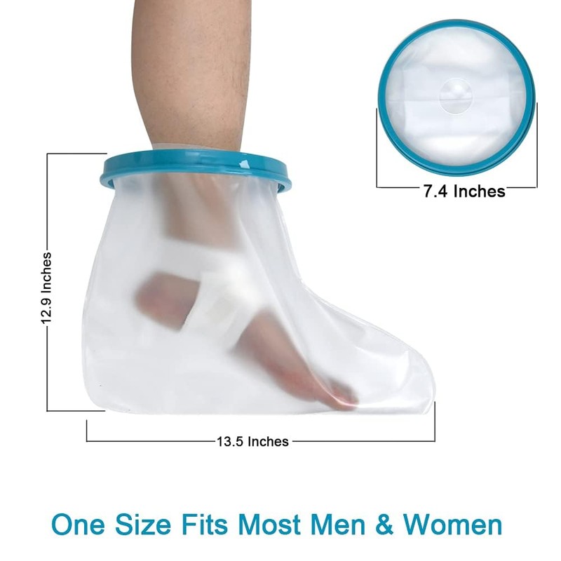 ideapro Waterproof Foot Cast Cover for Shower Bath Foot Protector