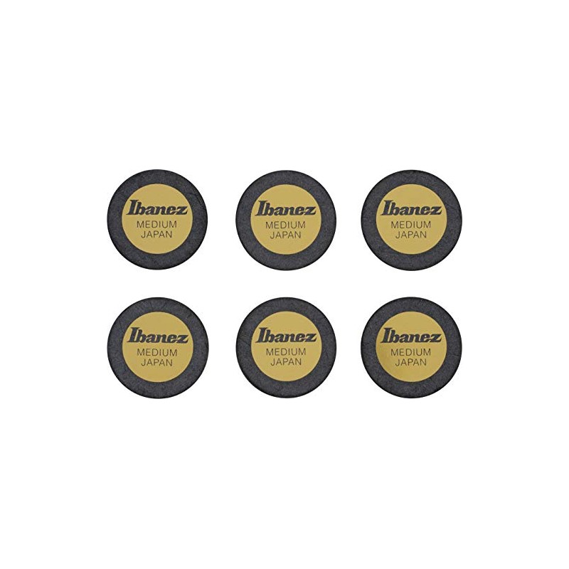 IBANEZ Pick Black - Round (PPA1M-BK)
