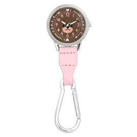 The Bear's School Watch with Carabiner Jackie Face Pink [ST-TSK0002]
