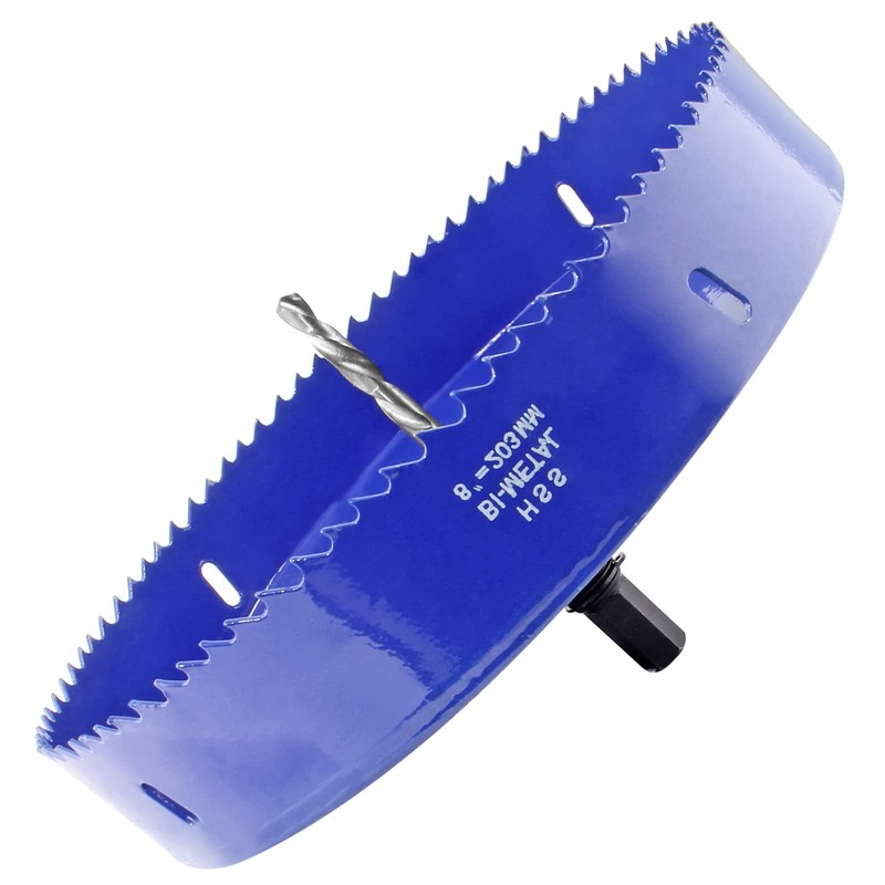Luomorgo 203mm/8 inch Hole Saw with Arbor, 1 1/4 inch