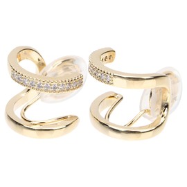 Ipetboom Non Piercing Ear Small Rhinestone Clip Earrings Comfortable Day Wear Fashionable Accessory for Any Occasion