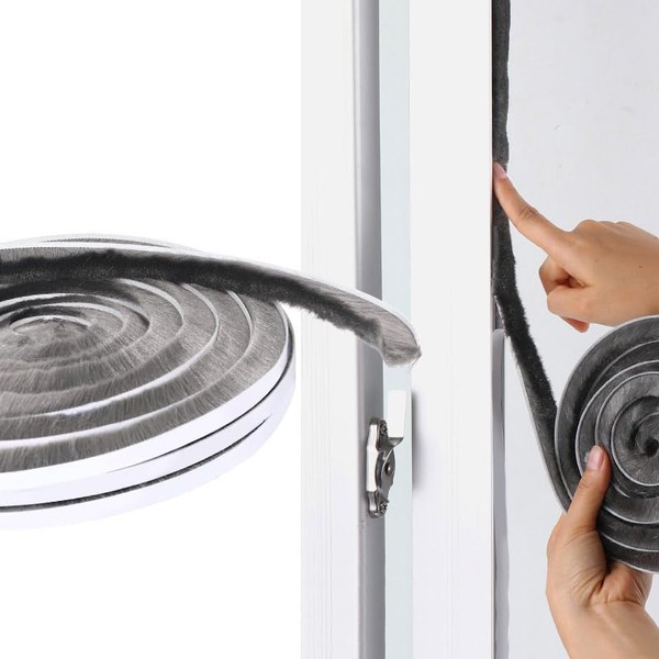 COUMENO Weatherstripping Sealing Strip, Strong stiockness Door Window Weather Stripping,33FT