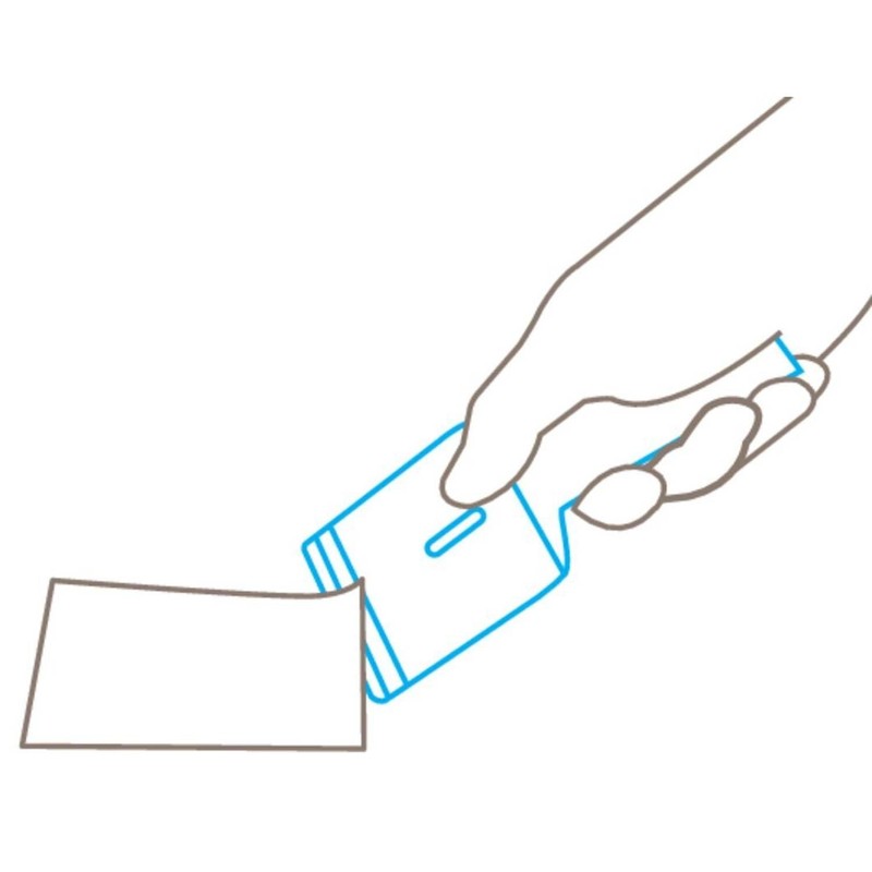 MARTOR SCRAPEX ARGENTAX Scraper, with Rounded Blades, Label Scraper, Narrow,