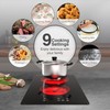 GIHETKUT Electric Cooktop,Built-in and Countertop Electric Stove Top, 2100W 110V