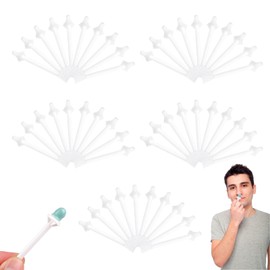 TVETE Nose Hair Wax Sticks, 50 Pieces, Nose Hair Wax Sticks, Disposable Hair Removal Rod, Nose Hair Care, Tweezers, For Men and Women, Nose Hair Removal Tool