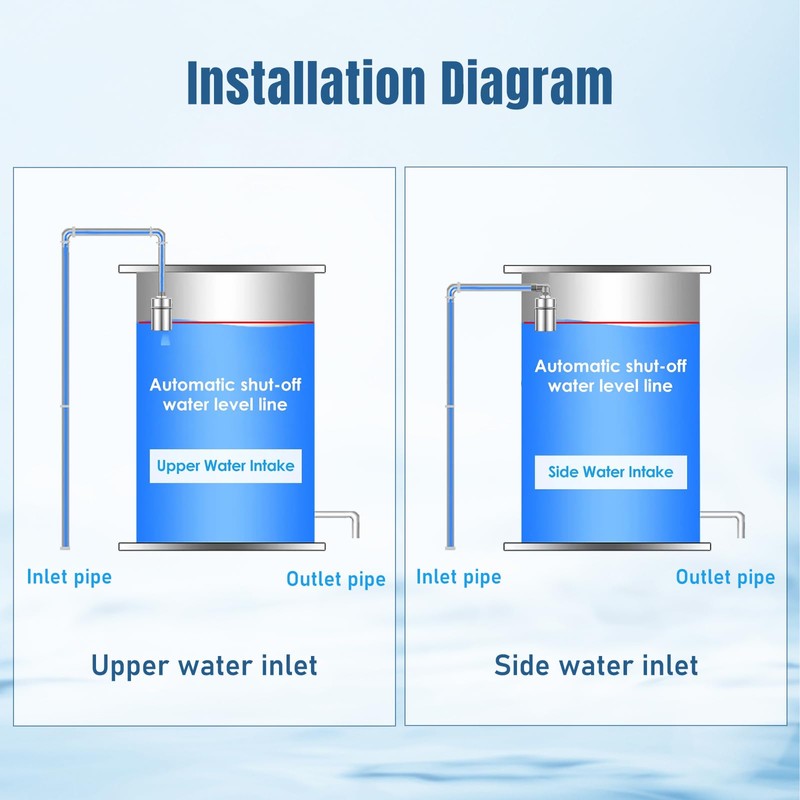 Stainless Fully Automatic Water Level Control Float Valve Kitchen Tap