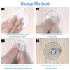Pack of 12 Suction Cups with Thread and Knurled Nut,