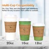 Yes!Fresh Eco-ID Sleeve - Unique Paper Cup Sleeves for Easy