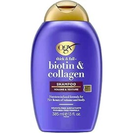 Ogx Shampoo Volumen Y Fuerza De Biotina Y Colageno 385ml