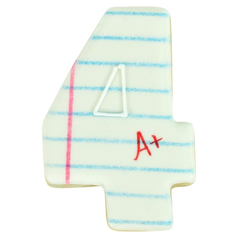 R&M International 8104 Number 4 Cookie Cutter, 3" Carded