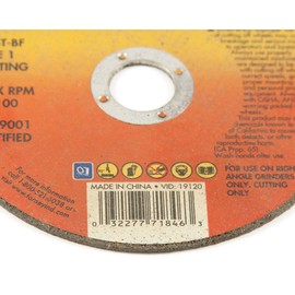 Forney 71846 Cut-Off Wheel with 5/8-Inch Arbor, Metal Type 1, A46T-BF, 4-Inch-by-1/16-Inch
