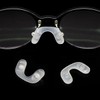 Eyeglass Nose Pads,U Shaped Screw-in Nose Piece，Soft Silicone Non Slip