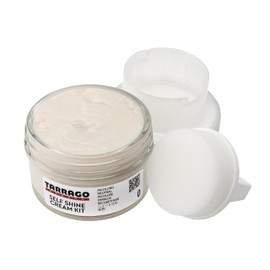 Tarrago Self Shine Shoe Polish with Applicator – Quick Shine Shoe Cream for Leather Boots and Shoes - 1.76 Fl. Oz – Neutral #00