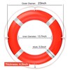 Laorde Life Preserver Throw Ring Set for Boats, 28 inch/23