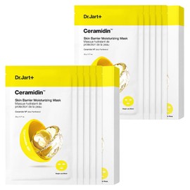 Dr. Jart Ceramidin Skin Barrier Moisturizing Mask 22g, Pack of 5, 2 / 닥터자르트 세라마이딘 스킨 베리어 모이스처라이징 마스크 22g, 5개입, 2개