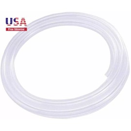sashow Silicone Tubing 5/32" ID X 1/4" OD Rubber Tube Food Grade 10ft High Temp