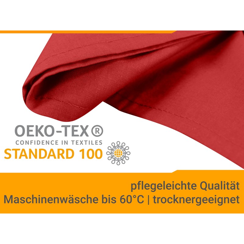 npluseins 701.887 Sheet without Elastic Band 100% Cotton Approx. 150