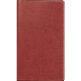 rido/idé Pocket Diary Model Mini Planner D 15 '26 | A6, Faux Leather, Red/Brown