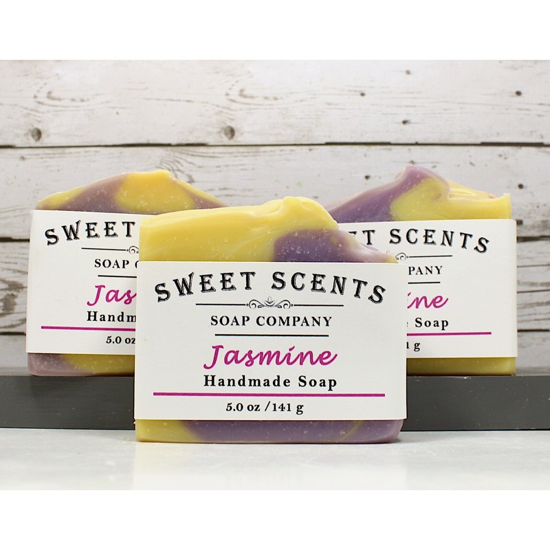 Handmade Jasmine Handmade Soap - Cold Process - Scented Soap