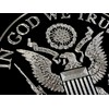 Engraved in GOD WE Trust Guns are Backup Car Tag