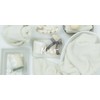 SD-FEEL-FMI Feel Face Towel, Mist (White), 13.4 x 33.5 inches
