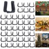 Lifreer 50PCS Christmas Light Clips, Gutter Hooks Outdoor Lights Hooks